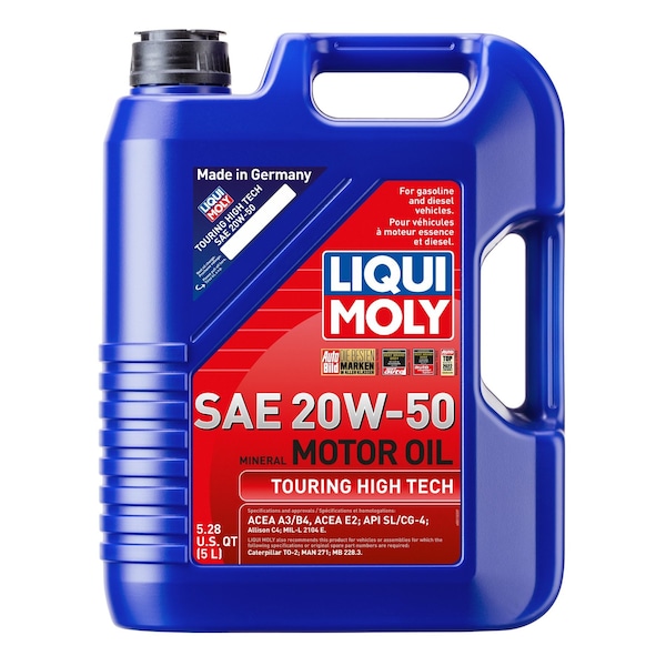 Liqui Moly Touring High Tech 20W50, 5 Liter, 20114 20114 Zoro